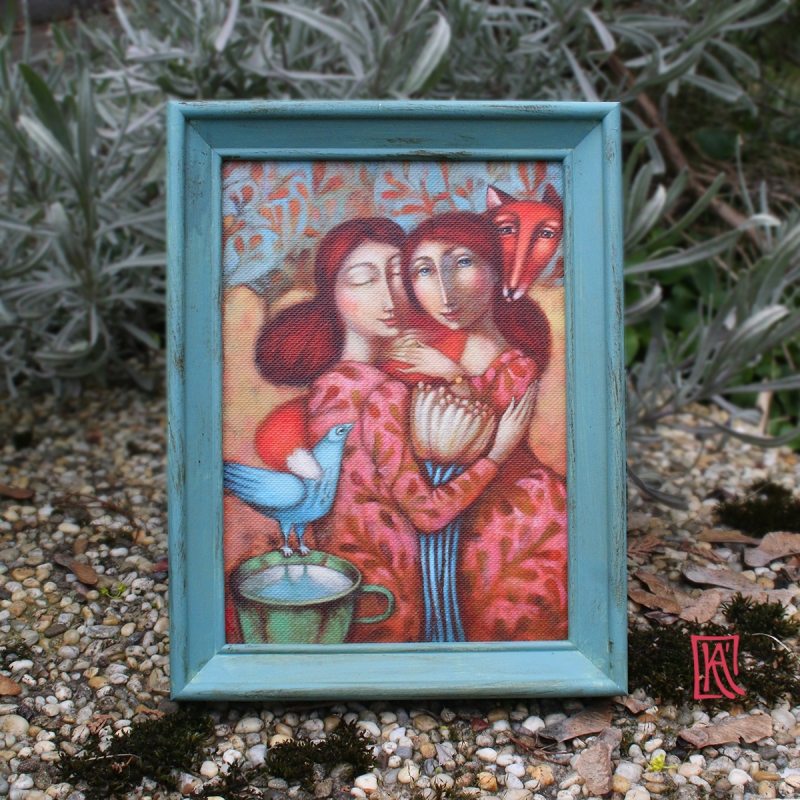 Világom világa vászon giclée print